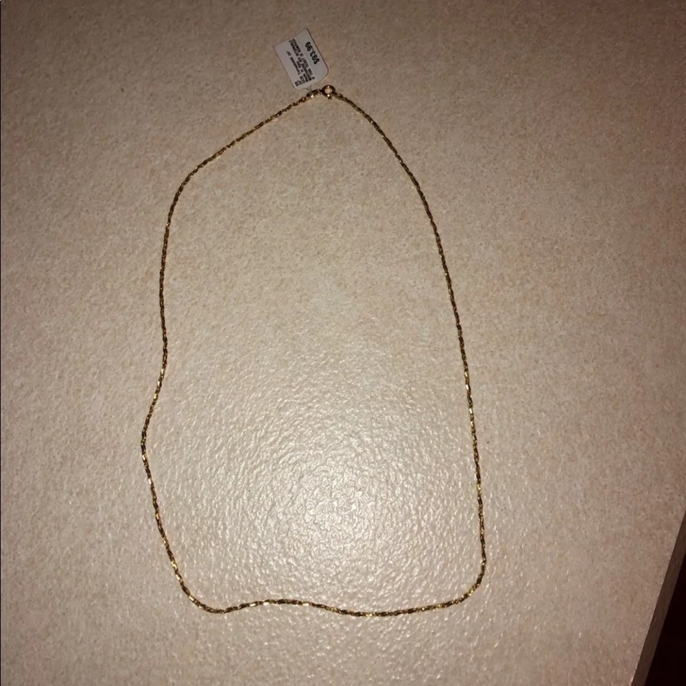 Gold over Silver 24” Necklace